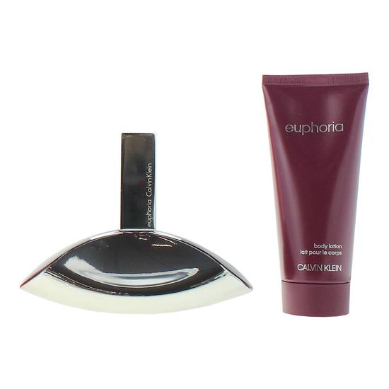Calvin Klein Euphoria Eau De Parfum 100ml + Body Lotion 100ml Gift Set 100ml