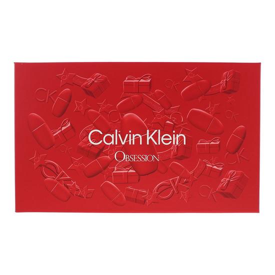 Calvin Klein Obsession Eau De Parfum Gift Set 4 Piece