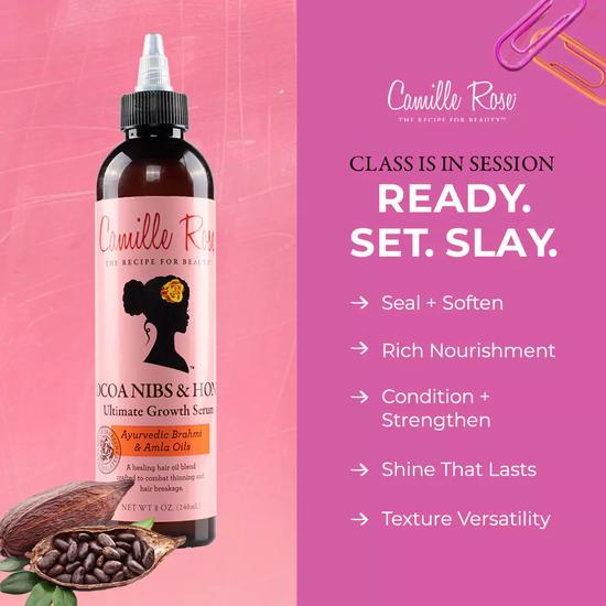 Camille Rose Cocoa Nibs & Honey Ultimate Strength Serum 8oz