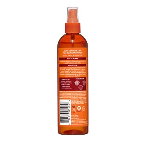 Cantu For Natural Hair Comeback Curl Next Day Curl Revitalizer
