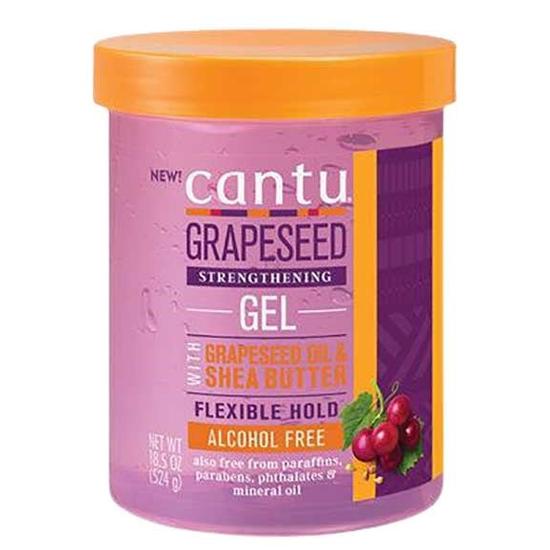 Cantu Grapeseed Strengthening Gel Alcohol Free 524 g