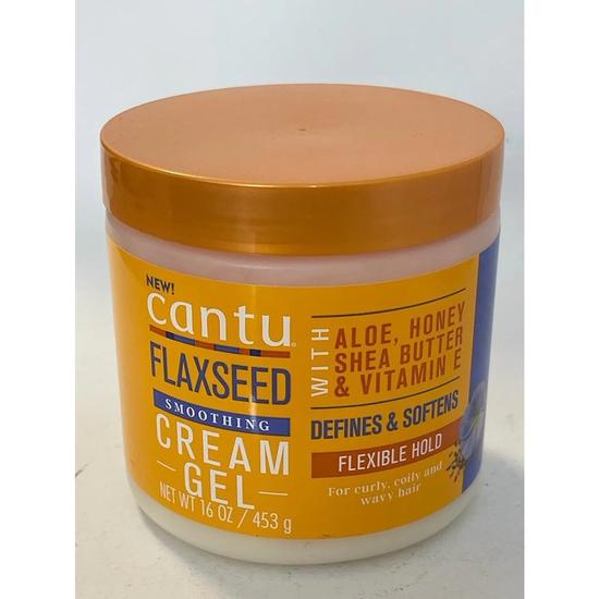 Cantu Shea Butter Flaxseed Smoothing Cream Gel 453 g
