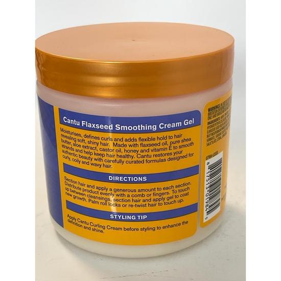 Cantu Shea Butter Flaxseed Smoothing Cream Gel 453 g