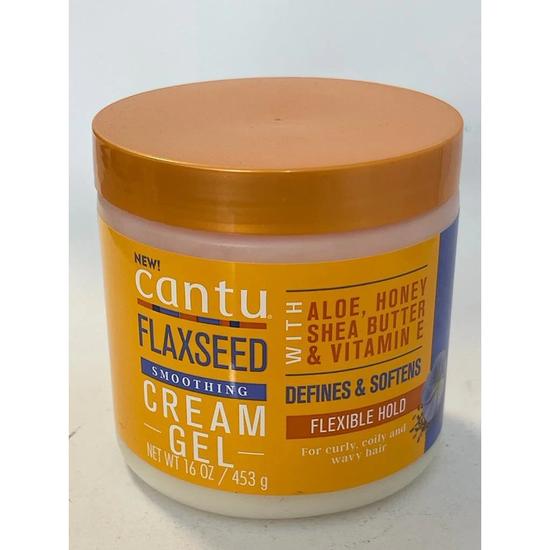 Cantu Shea Butter Flaxseed Smoothing Cream Gel 453 g