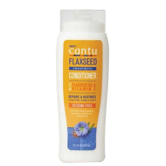 Cantu Shea Butter Flaxseed Smoothing Leave-In Or Rinse Out Conditioner 400ml