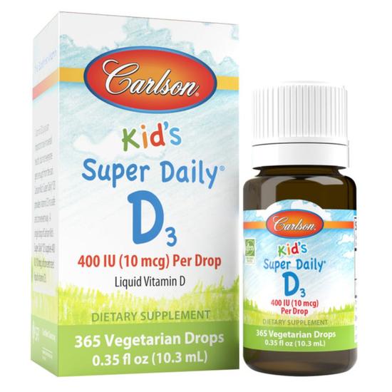 Carlson Labs Kid's Super Daily D3 400iu 10ml