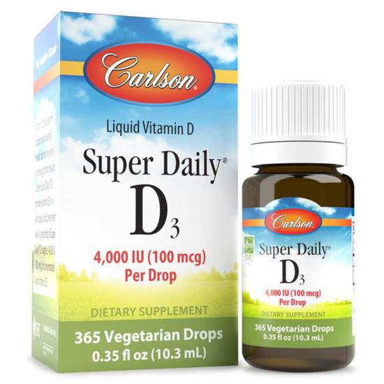 Carlson Labs Super Daily D3 4000iu 10ml