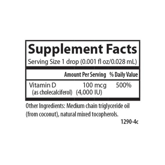 Carlson Labs Super Daily D3 4000iu 10ml
