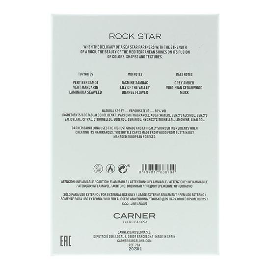 Carner Barcelona Rock Star Eau De Parfum 100ml