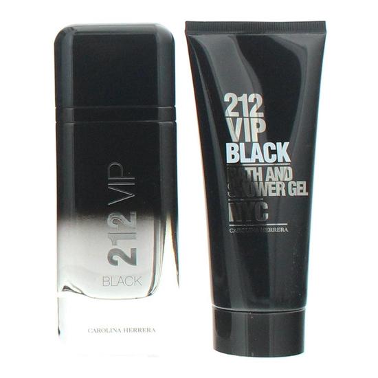 Carolina Herrera 212 VIP Black Eau De Parfum & Bath & Shower Gel 100ml