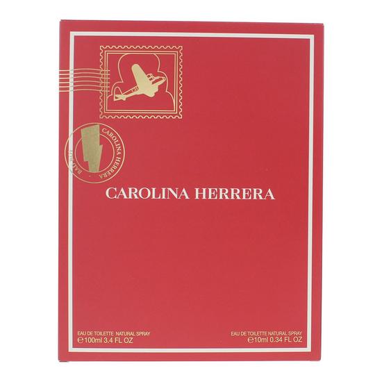 Carolina Herrera Bad Boy Eau De Toilette 100ml + Eau De Toilette 10ml Gift Set For Him 100ml