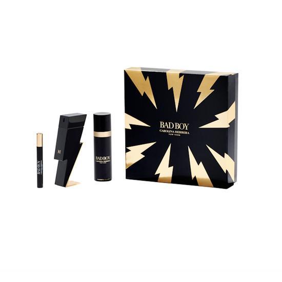Carolina Herrera Bad Boy Eau De Toilette Gift Set Shower Gel + Eau De Toilette (100ml + 10ml)