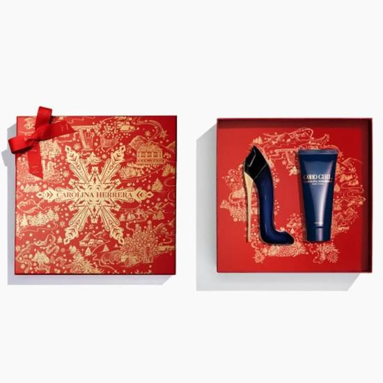 Carolina Herrera Good Girl Eau De Parfum Women's Gift Set Spray 50ml With 100ml Body Lotion