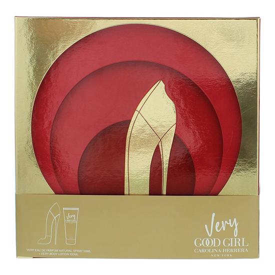 Carolina Herrera Very Good Girl Eau De Parfum 50ml + Body Lotion 100ml Gift Set 50ml