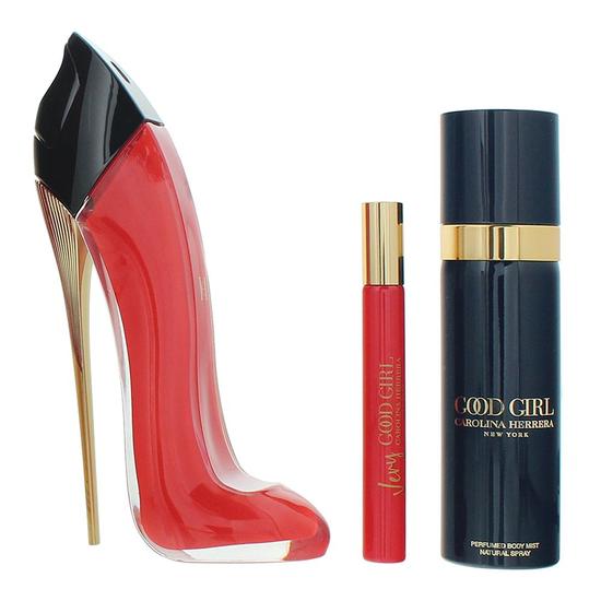 Carolina Herrera Very Good Girl Eau De Parfum 80ml, 10ml + Body Mist Gift Set 80ml