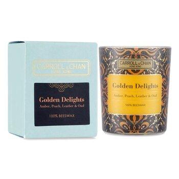 Carroll & Chan 100% Beeswax Votive Candle Golden Delights 65g
