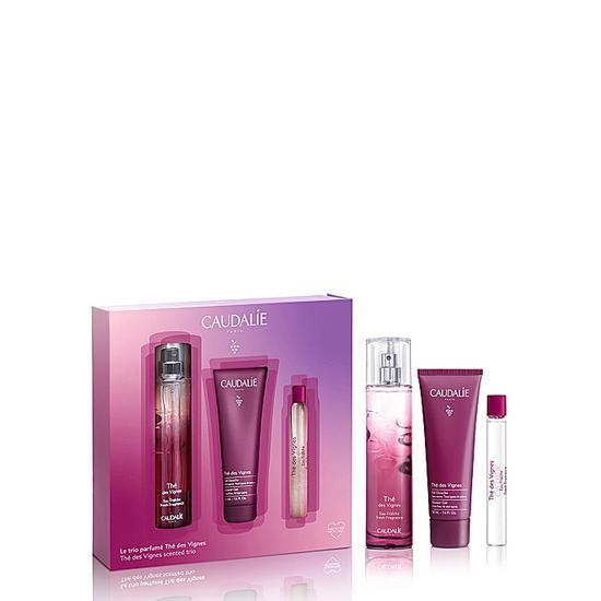Caudalie The Des Vignes Scented Trio Thé des Vignes Fresh Fragrance + Shower Gel + Roll-on