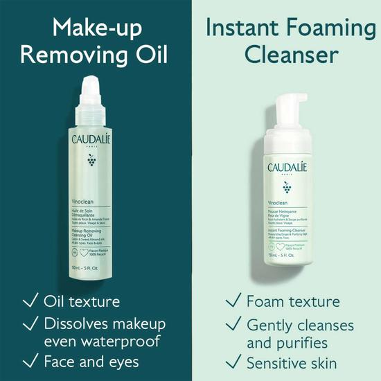 Caudalie Vinoclean Instant Foaming Cleanser 50ml