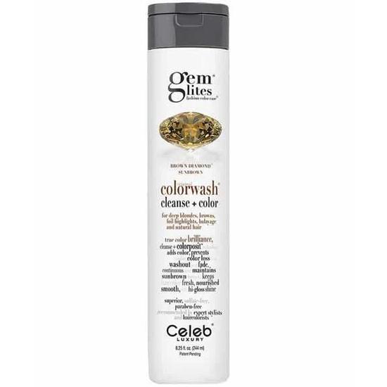 Celeb Luxury Brown Diamond Sunbrown Original Colorwash Cleanse Colour 244ml