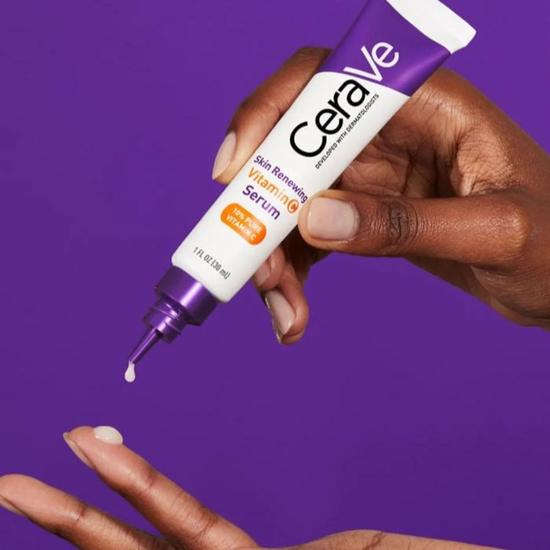 CeraVe Skin Renewing 10% Pure Vitamin C Serum With Ceramides For Brighter & Smoother Skin 30ml