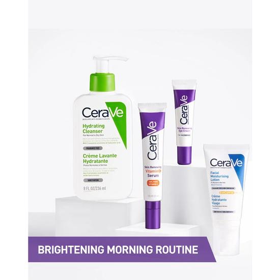 CeraVe Skin Renewing Eye Cream With Peptide Complex & Caffeine For Brighter, Smoother Eyes 15ml