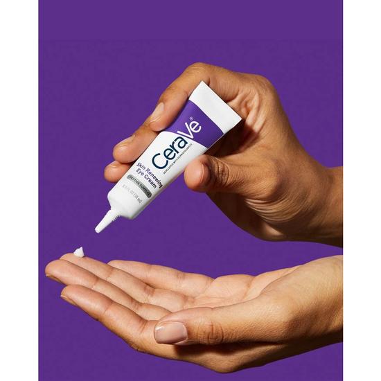 CeraVe Skin Renewing Eye Cream With Peptide Complex & Caffeine For Brighter, Smoother Eyes 15ml