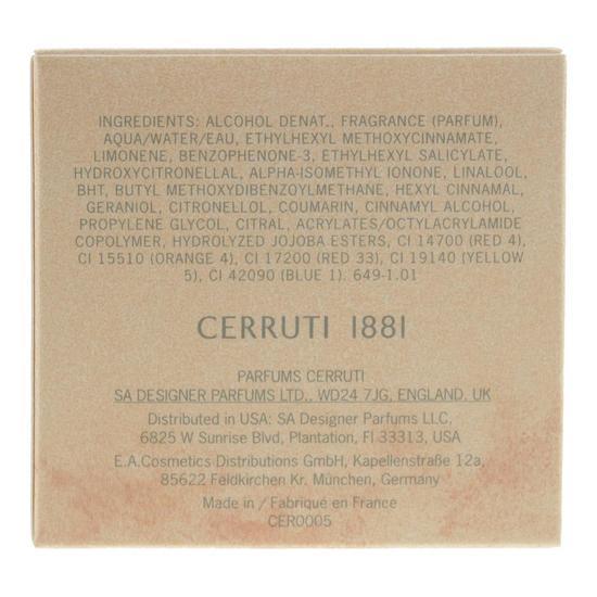 Cerruti 1881 Pour Femme Eau De Toilette 100ml