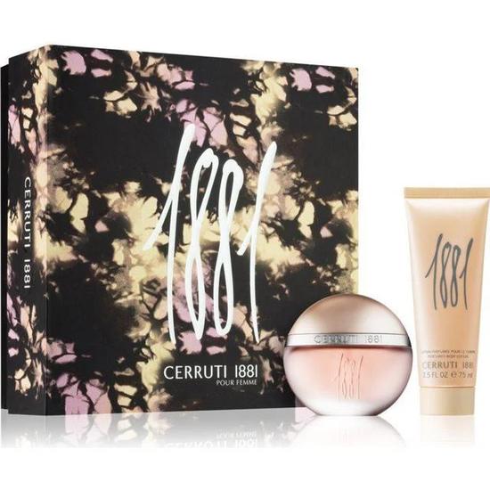 Cerruti 1881 Pour Femme Gift Set 50ml Eau De Toilette + 75ml Body Lotion