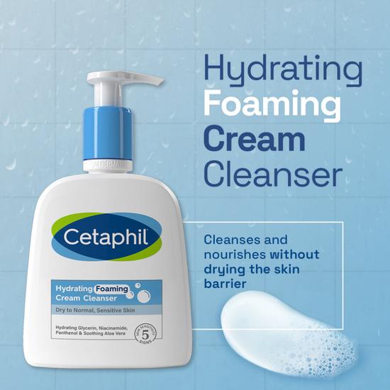 Cetaphil Hydrating Foaming Cream Cleanser 236ml