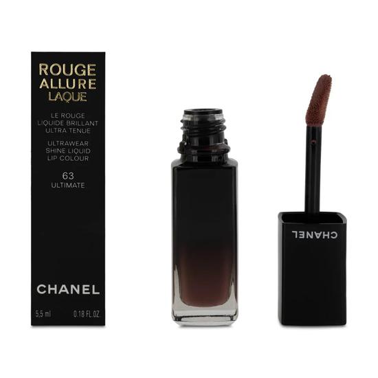 CHANEL Allure Laque Le Rouge Ultra Shine Red Liquid Lipstick 63 Ultimate
