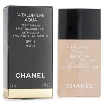 CHANEL Vitalumiere Aqua Ultra Light Skin Perfecting M/U SPF 15 20 Beige
