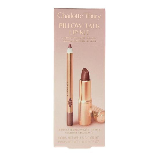Charlotte Tilbury Pillow Talk Lip Kit Gift Set Lip Liner + Lipstick 23g