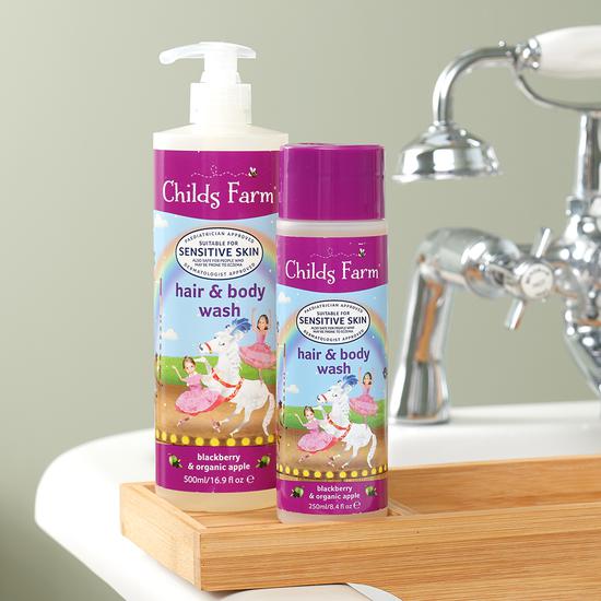 Childs Farm Blackberry & Organic Apple Extract Hair & Body Wash 250ml