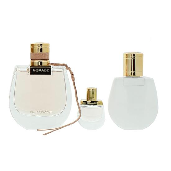Chloé Nomade Gift Set: Eau De Parfum 75ml Body Lotion 100ml Eau De Parfum 5ml 3 Piece