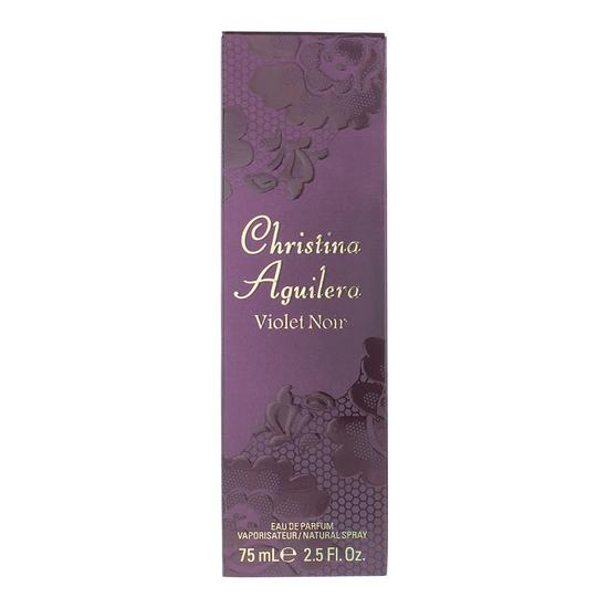 Christina Aguilera Violet Noir Eau De Parfum For Her 75ml