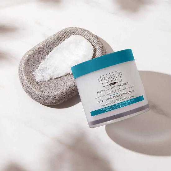Christophe Robin Cleansing Purifying Scrub Shampoo With Sea Salt 75ml