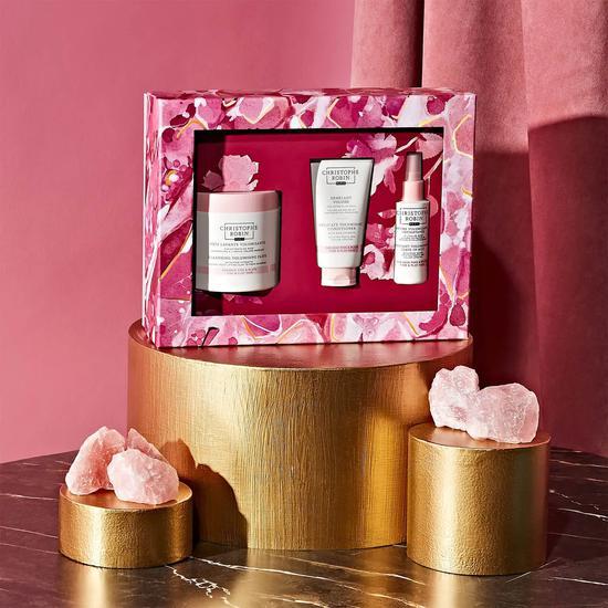 Christophe Robin Dreamy Volume Ritual 250ml Cleansing Volumising Paste, 75ml Delicate Volumising Conditioner, 50ml Instant Volumising Leave-in Mist