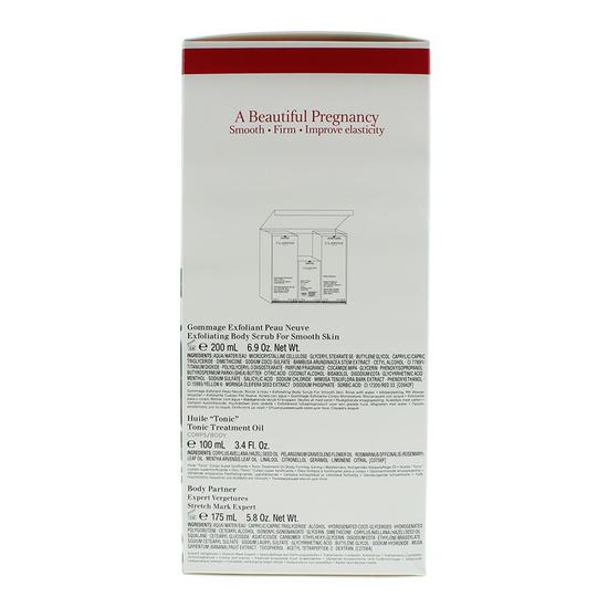 Clarins A Beautiful Pregnacy Gift Set Body Scrub, Body Oil, Stretch Mark Expert 200ml