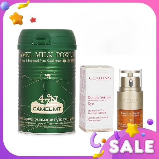 Clarins Camel MT Camel Milk Powder + Clarins Double Serum Eye 2pcs