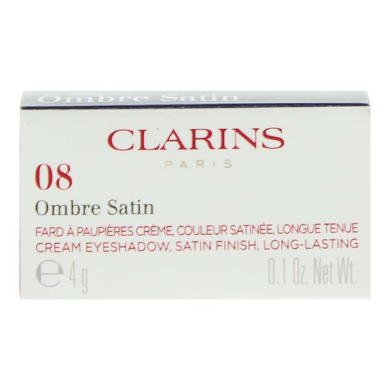 Clarins Cream Eyeshadow Satin Finish Long Last Glossy Coral #08 4g