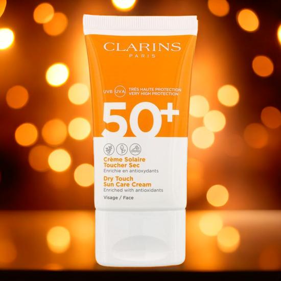 Clarins Dry Touch Sun Care Cream For Face SPF 50+ 50ml