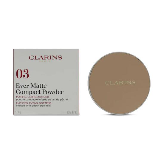 Clarins Ever Matte Compact Powder Shade 01 Very Light