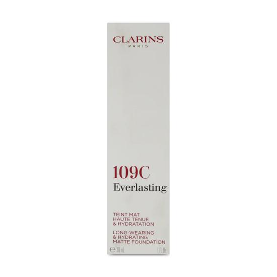 Clarins Everlasting Foundation Hydrating Matte 109c Wheat 30ml