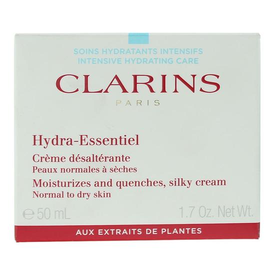 Clarins Hydra-Essentiel Moisturises & Quenches Silky Cream Normal To Dry Skin 50ml