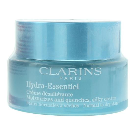 Clarins Hydra-Essentiel Moisturises & Quenches Silky Cream Normal To Dry Skin 50ml