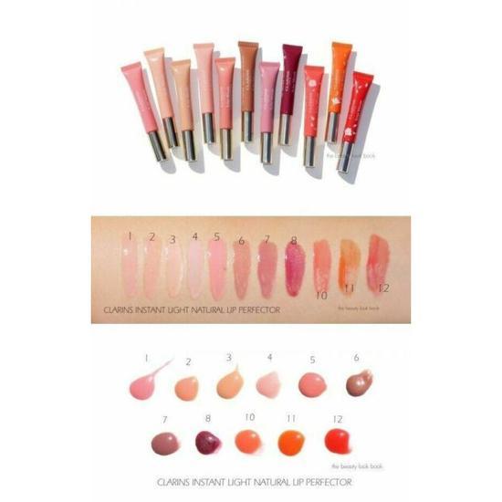 Clarins Instant Light Natural Lip Perfector 07-Toffee Pink Shimmer