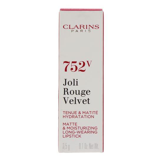 Clarins Joli Rouge Velvet Matte & Moisturising Lipstick 706v Fig
