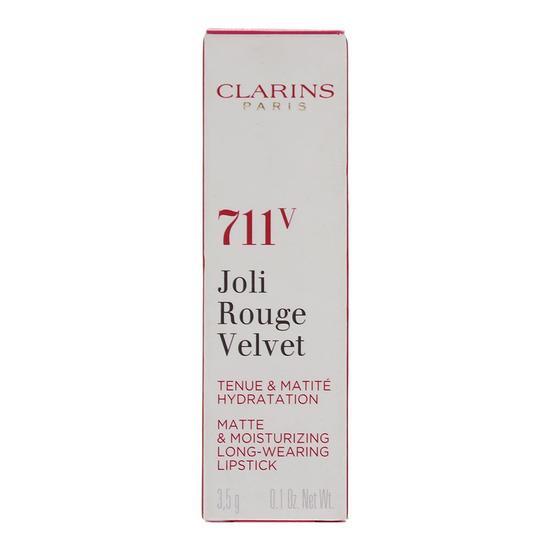 Clarins Joli Rouge Velvet Matte & Moisturising Long Wearing Lipstick 760V Pink Cranberry