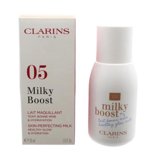 Clarins Milky Boost Foundation Shade 05 Milky Sandalwood