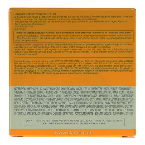 Clarins Mineral Sun Care Compact For Face SPF 30 11.5ml